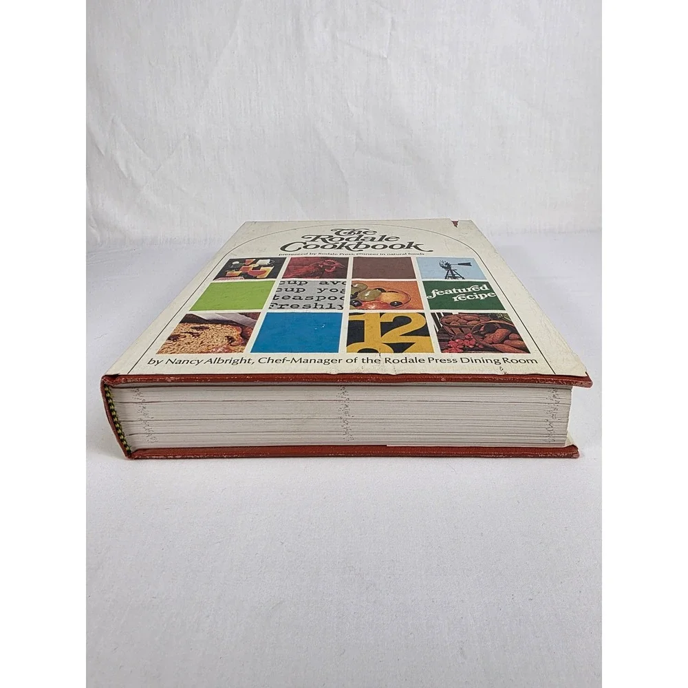The‎ Rodale Cookbook Natural Foods Recipes Nancy Albright Hardcover 1973 Vintage
